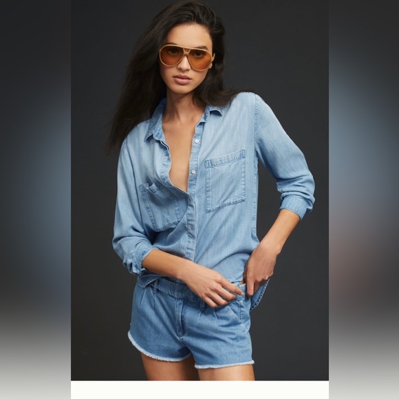 Pilcro The Mini Trouser Shorts - Picture 3 of 6